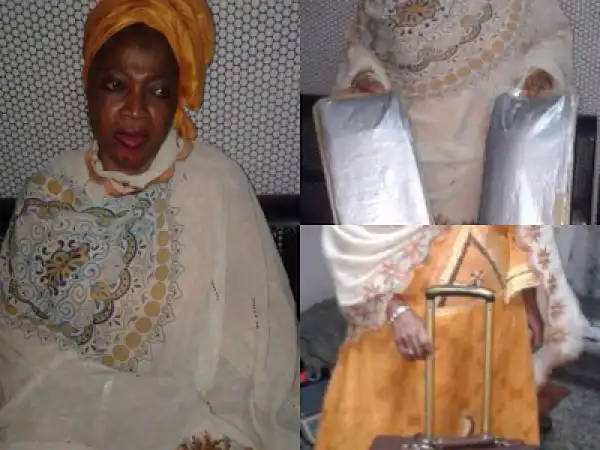 See Woman Who Was Caught With Cocaine At The Lagos Airport (Photo)